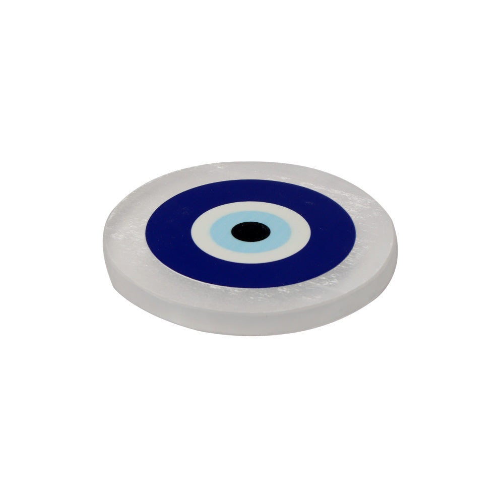 MantraMani® SELENITE (Chandramani) – Plate | Cleansing, Charging other crystals,