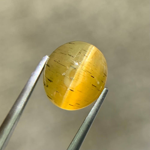 MantraMani® 3.23 Carat Apatite Cabochon Cut Natural Loose Gemstone
