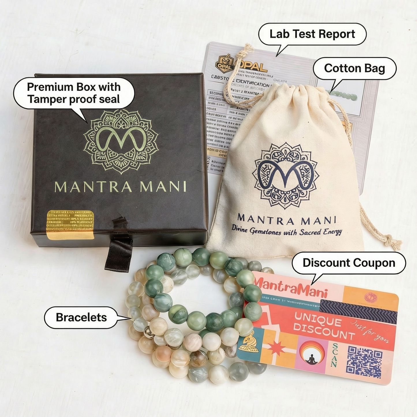 Leo Zodiac Birthstone Crystal Bracelet- Singh Rashi Crystal Bracelet