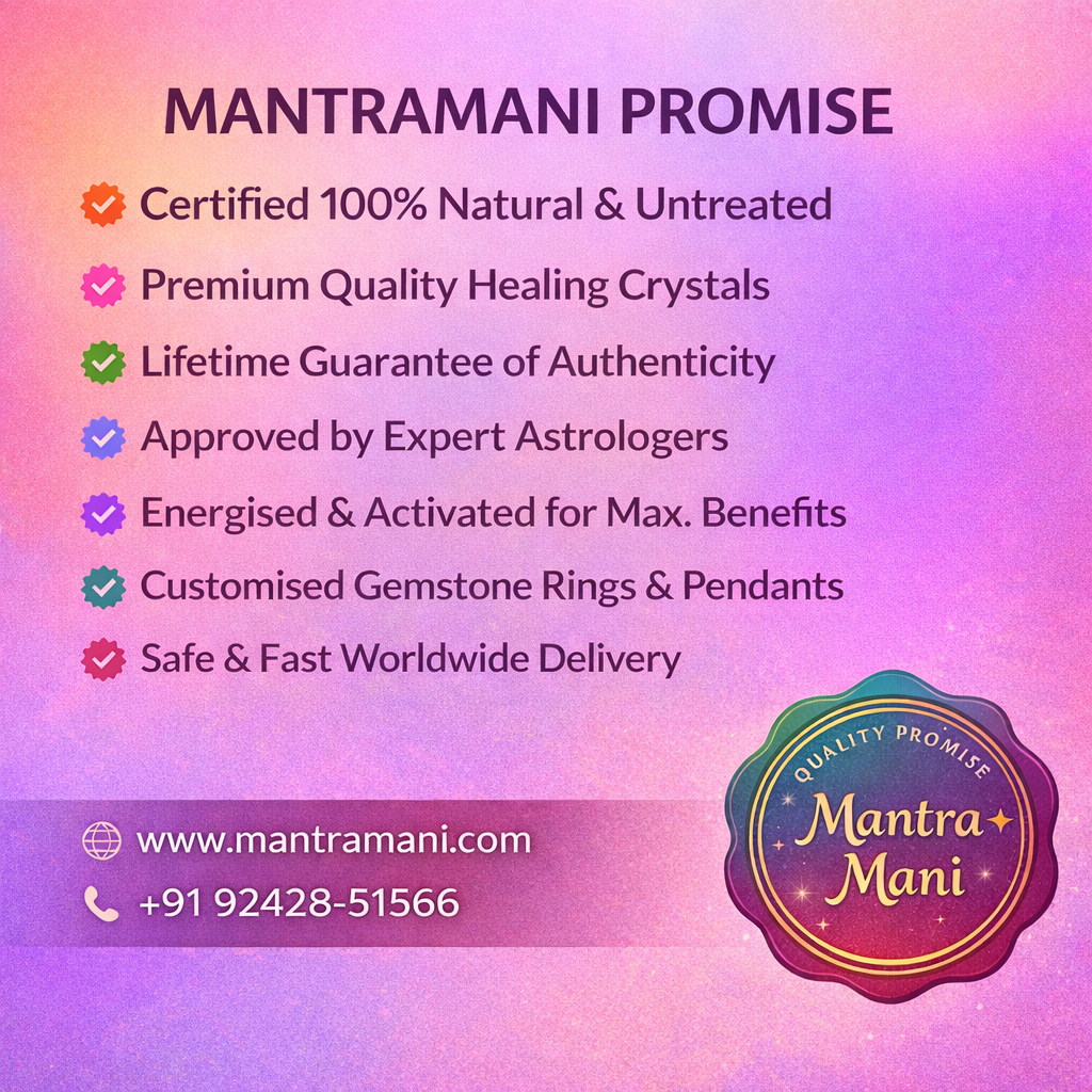 MantraManiโข Amethyst Bracelet for Stress & Anxiety | For Protection, Focus & Spiritual Balance