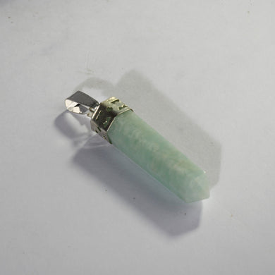 MantraMani® Amazonite Crystal Point Pendant