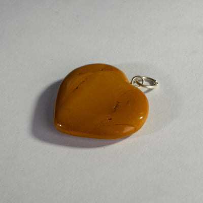 MantraMani® Mookaite Jasper Crystal Heart Pendant for Pendant