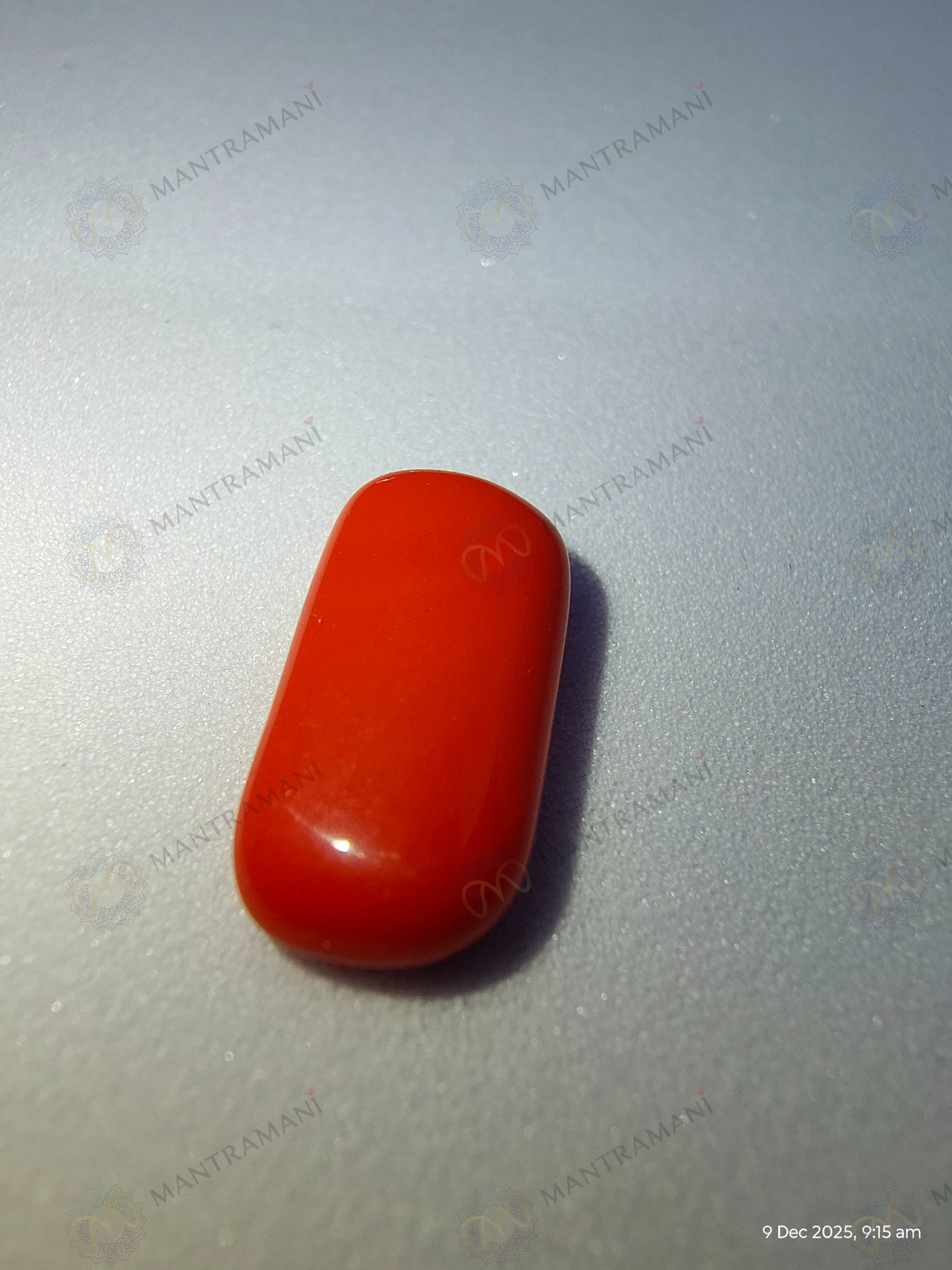 MantraMani® Angel Skin Coral (Moonga) Stone for Emotional Healing, Mars Balance & Protective Strength