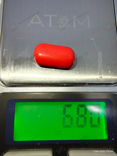 MantraMani® Angel Skin Coral (Moonga) Stone for Emotional Healing, Mars Balance & Protective Strength