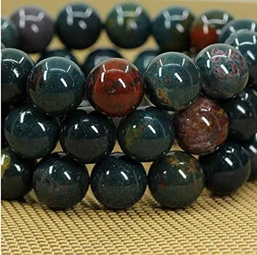 MantraMani® Bloodstone Bracelet – Vitality, Courage & Healing Energy