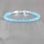 MantraMani® Blue Chalcedony Anklet