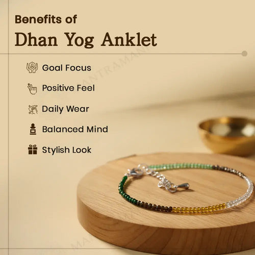 MantraMani® Money Magnet Anklet - Wealth, Power & Success