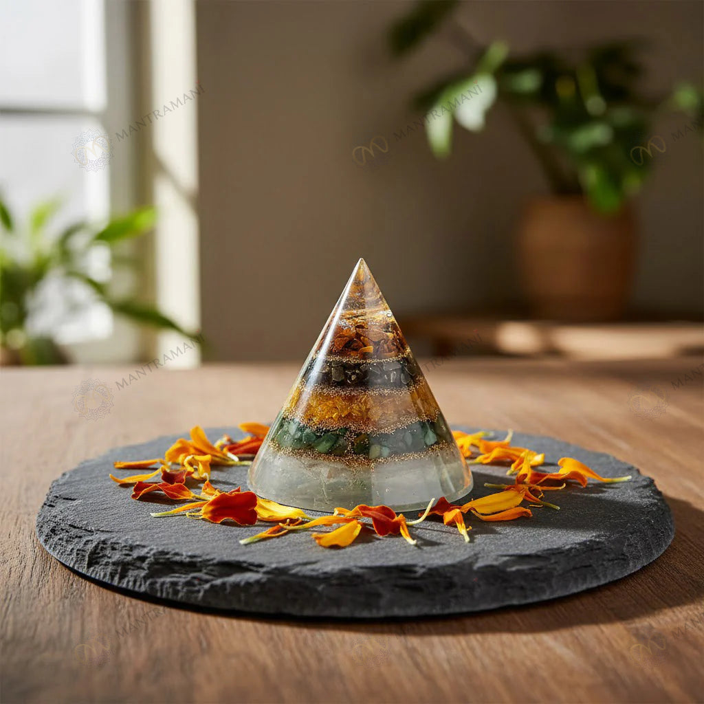 MantraMani® Dhan yog Pyramid