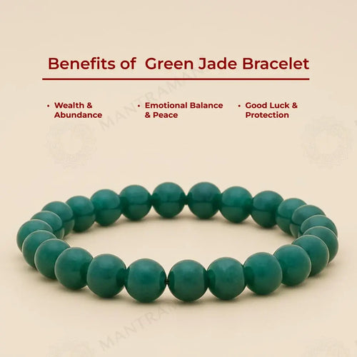 MantraMani® Jade Bracelet – Luck, Harmony & Abundance