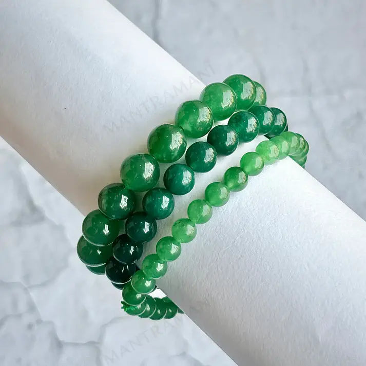 MantraMani® Jade Bracelet – Luck, Harmony & Abundance