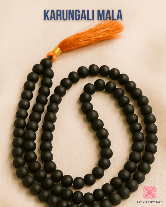 MantraMani® Karungali Mala – Original Black Ebony Mala