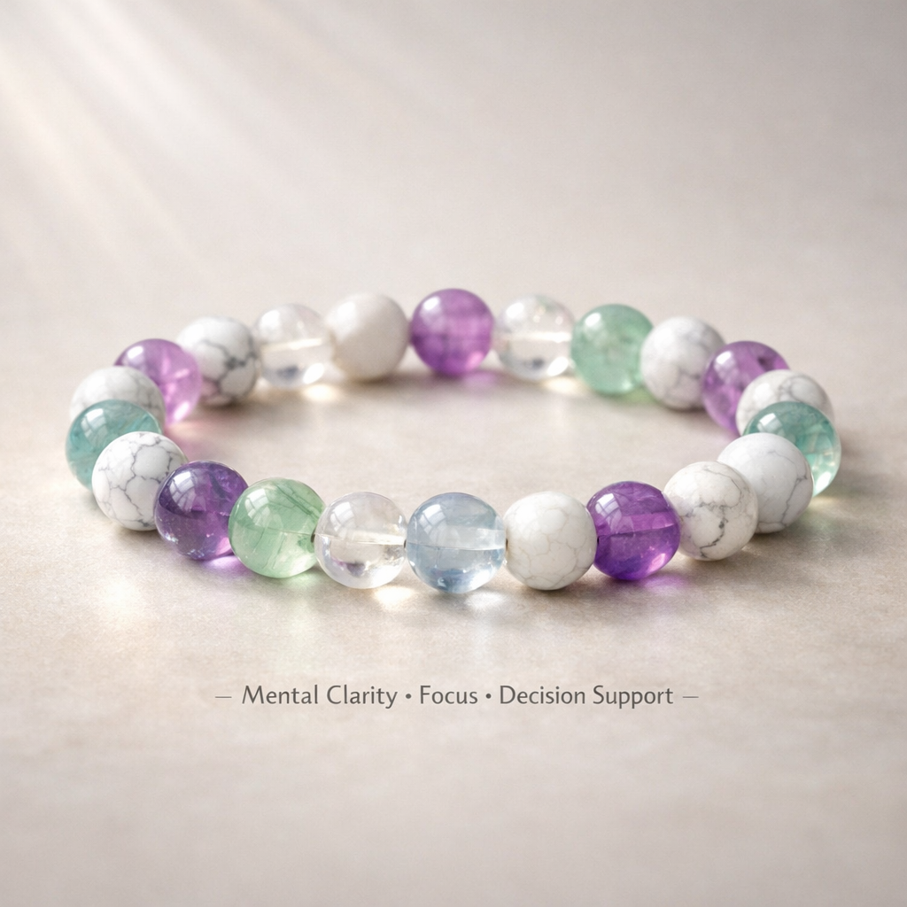 Lucent Mind™ — Mental Clarity Bracelet for Decision-Making & Overthinking Control