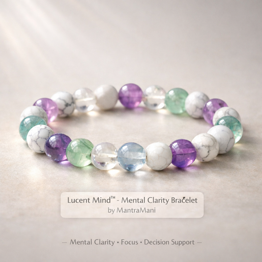 Lucent Mind™ — Mental Clarity Bracelet for Decision-Making & Overthinking Control