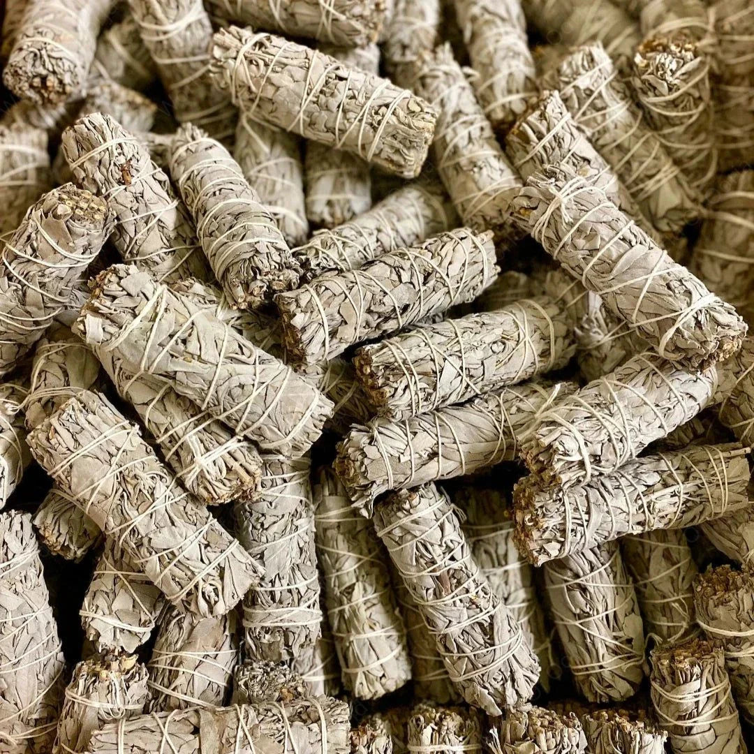 MantraMani™ MantraMani California White Sage Smudge Stick for Sacred purification • Energy cleansing • Spiritual harmony