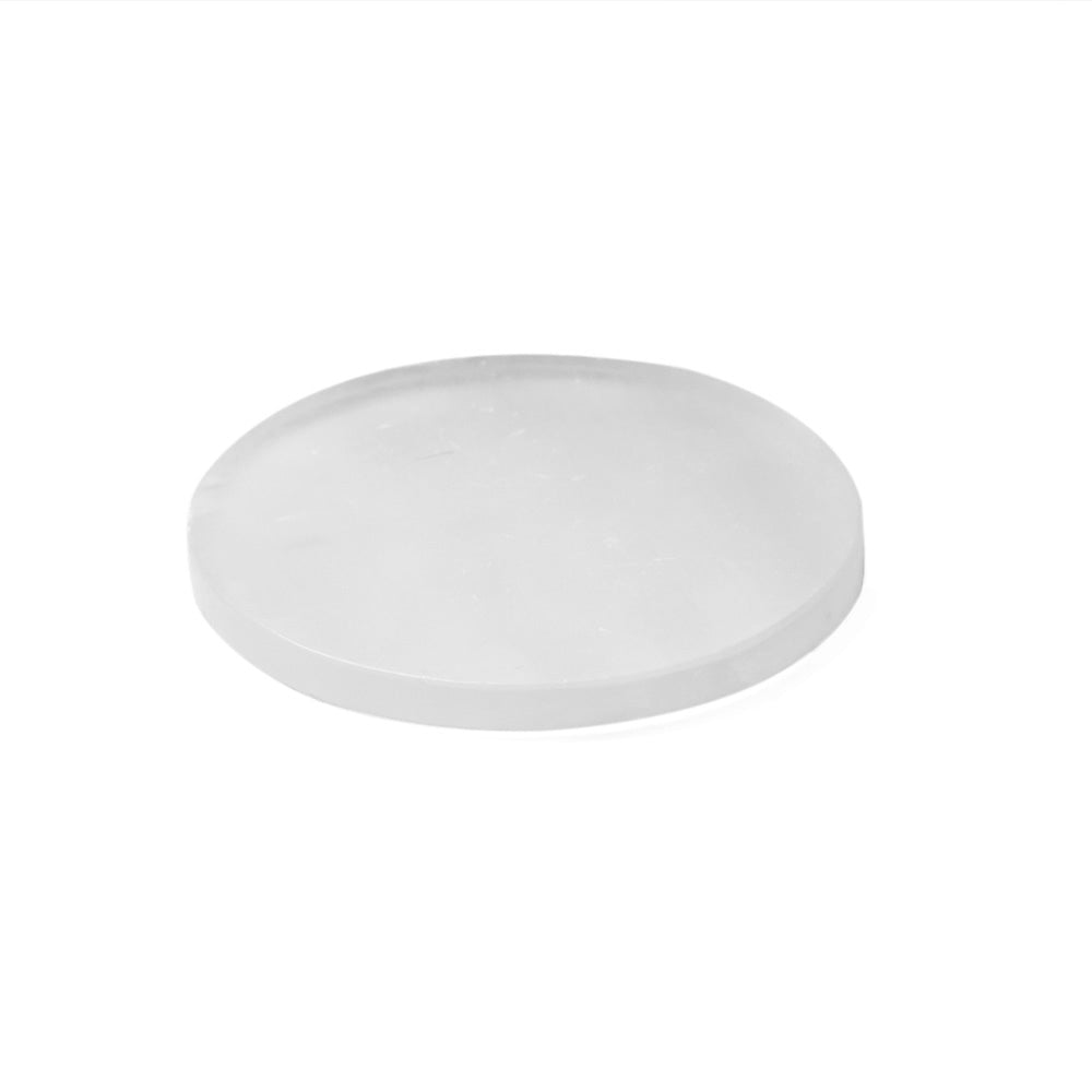 MantraMani® SELENITE (Chandramani) – Plate | Cleansing, Charging other crystals,
