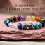 MantraMani® 11-Chakra Trinity™ Bracelet – Shakti-Setu Aura Balance Universal Energy Bracelet | Natural Crystal Healing Stones for Balance, Protection, Confidence & Spiritual Growth