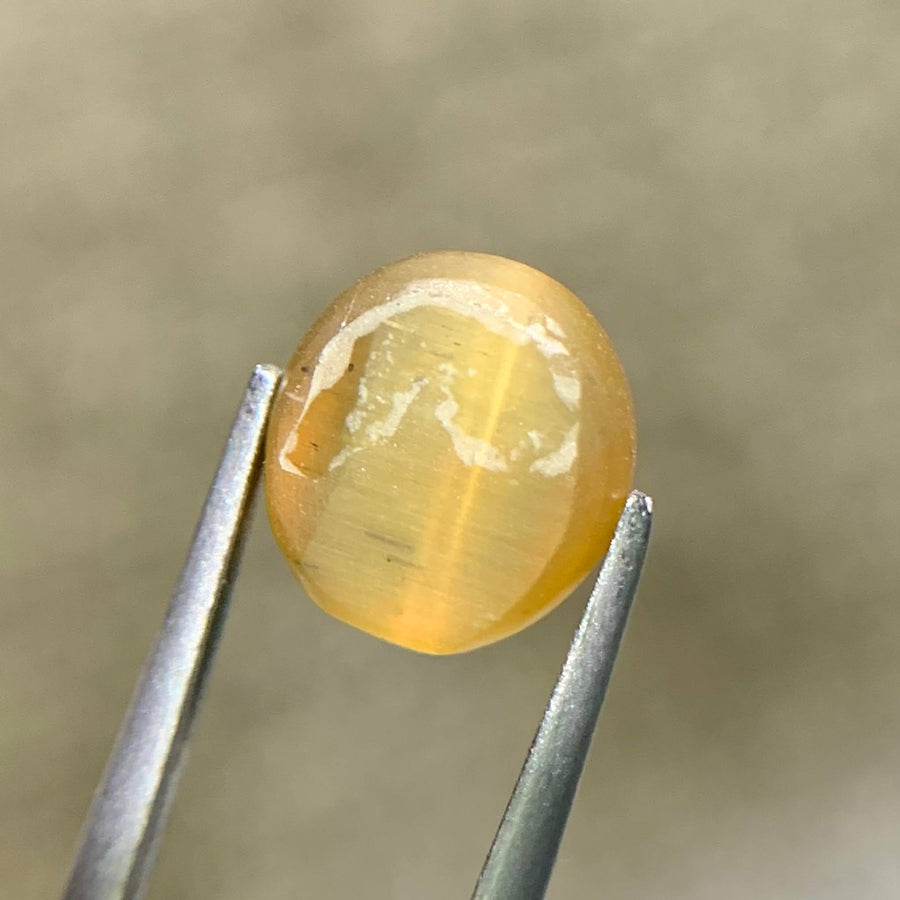 MantraMani® Cats Eye (Lahsuniya) — Certified Natural Loose Gemstone