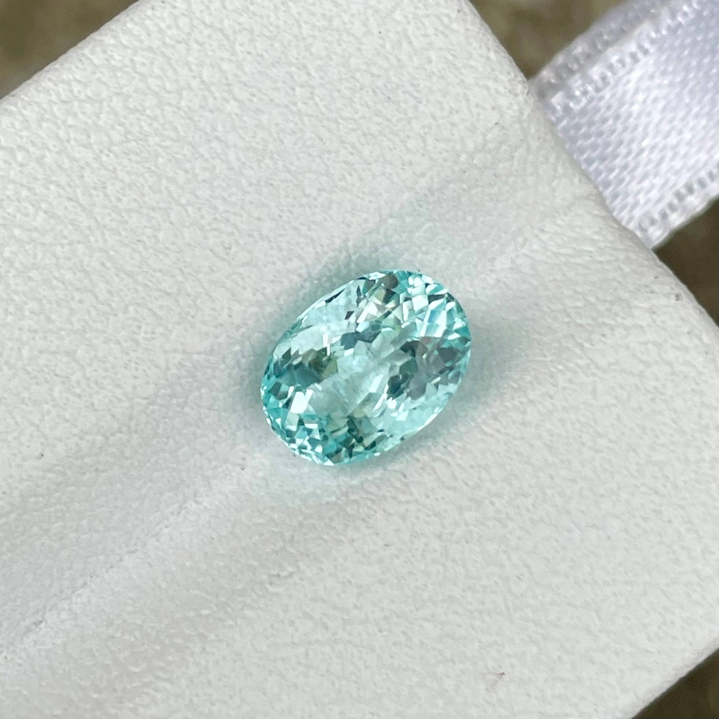 MantraMani Tourmaline Loose Gemstone – Authentic, Lab Certified | India - Angle 3