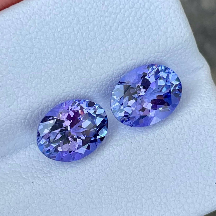 MantraMani® 4.24 Carat Blue Tanzanite Oval Cut Natural Loose Gemstone