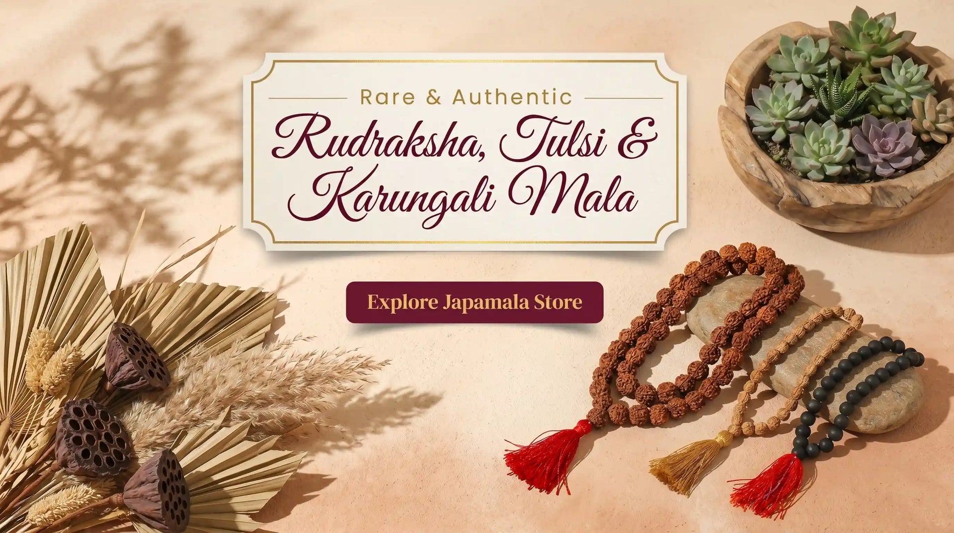 Rudraksha and Karungali Mala Collection
