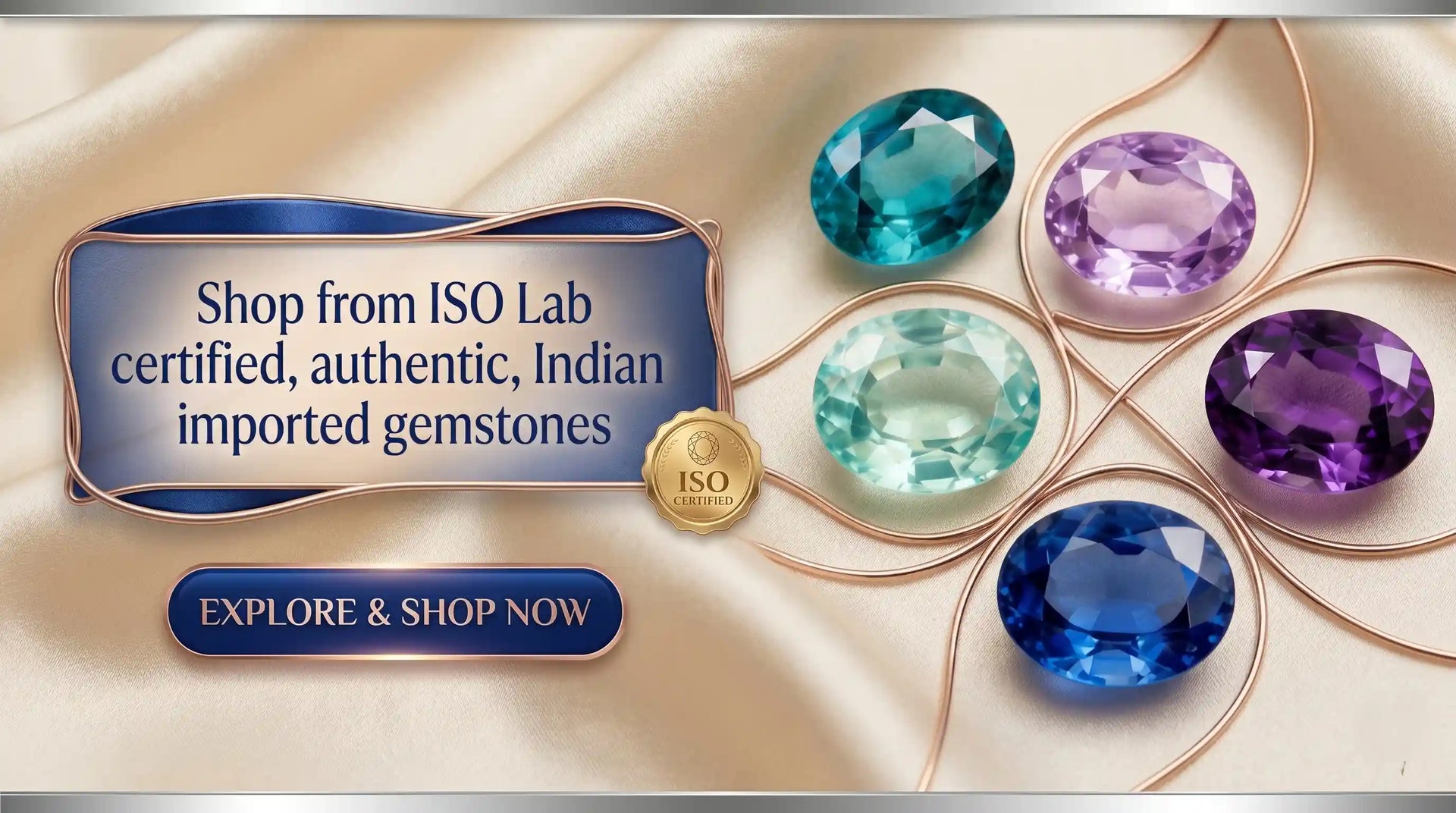ISO Certified Authentic Gemstones Collection
