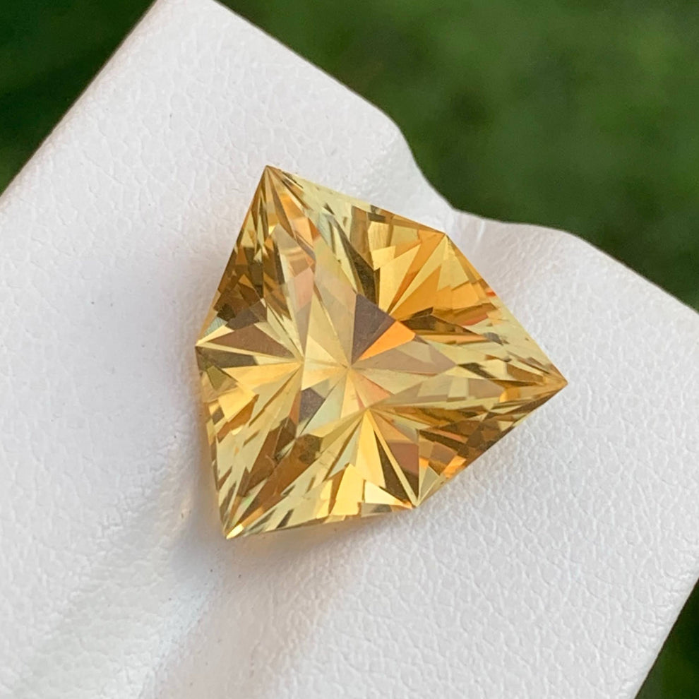 MantraMani Citrine Loose Gemstone – Authentic, Lab Certified | India