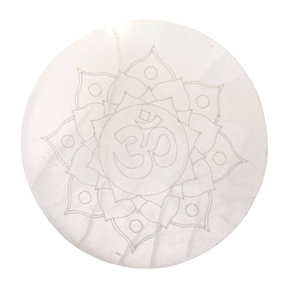 MantraMani® SELENITE (Chandramani) – Decor & Plate | Cleansing, Charging other c