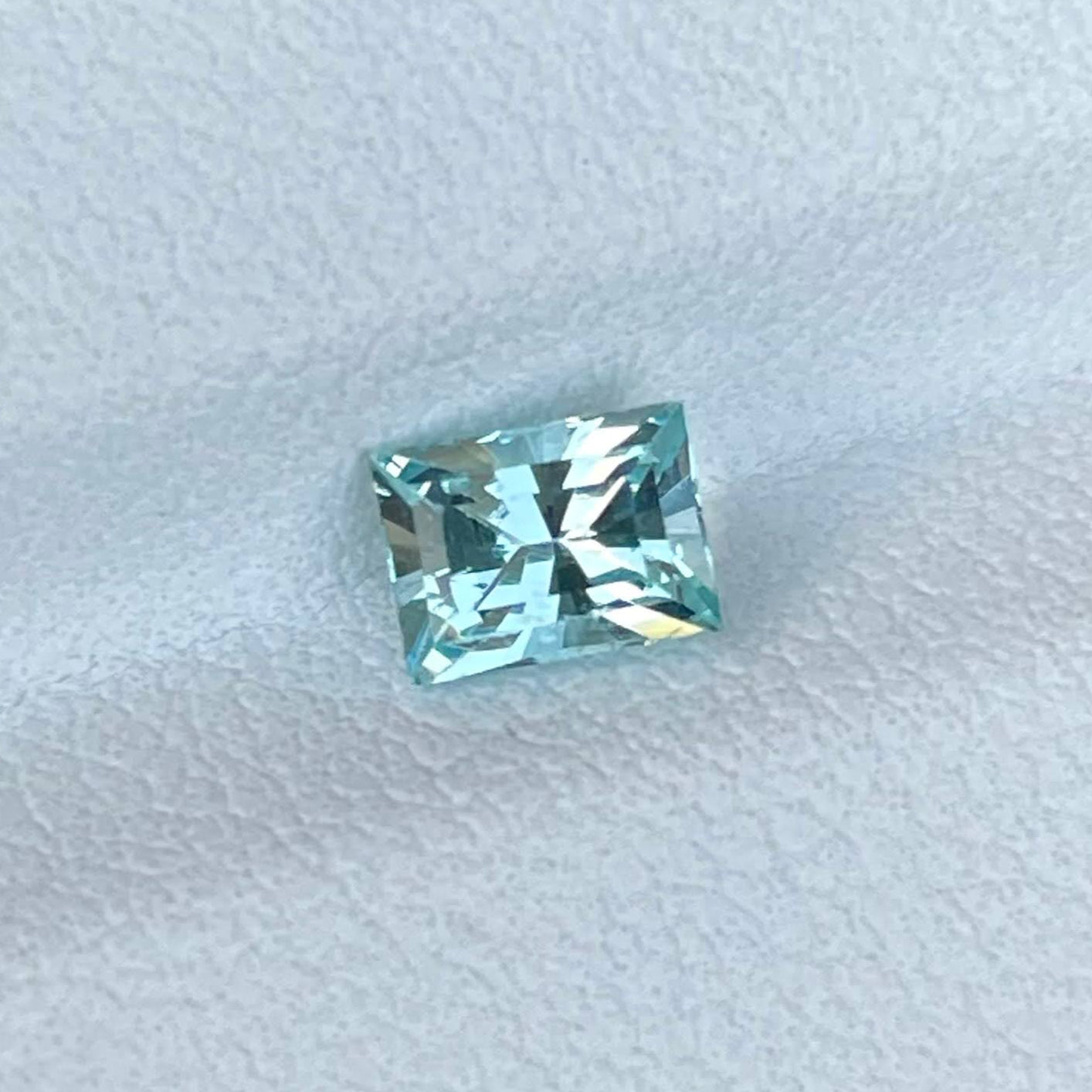 MantraMani Aquamarine Loose Gemstone – Authentic, Lab Certified | India