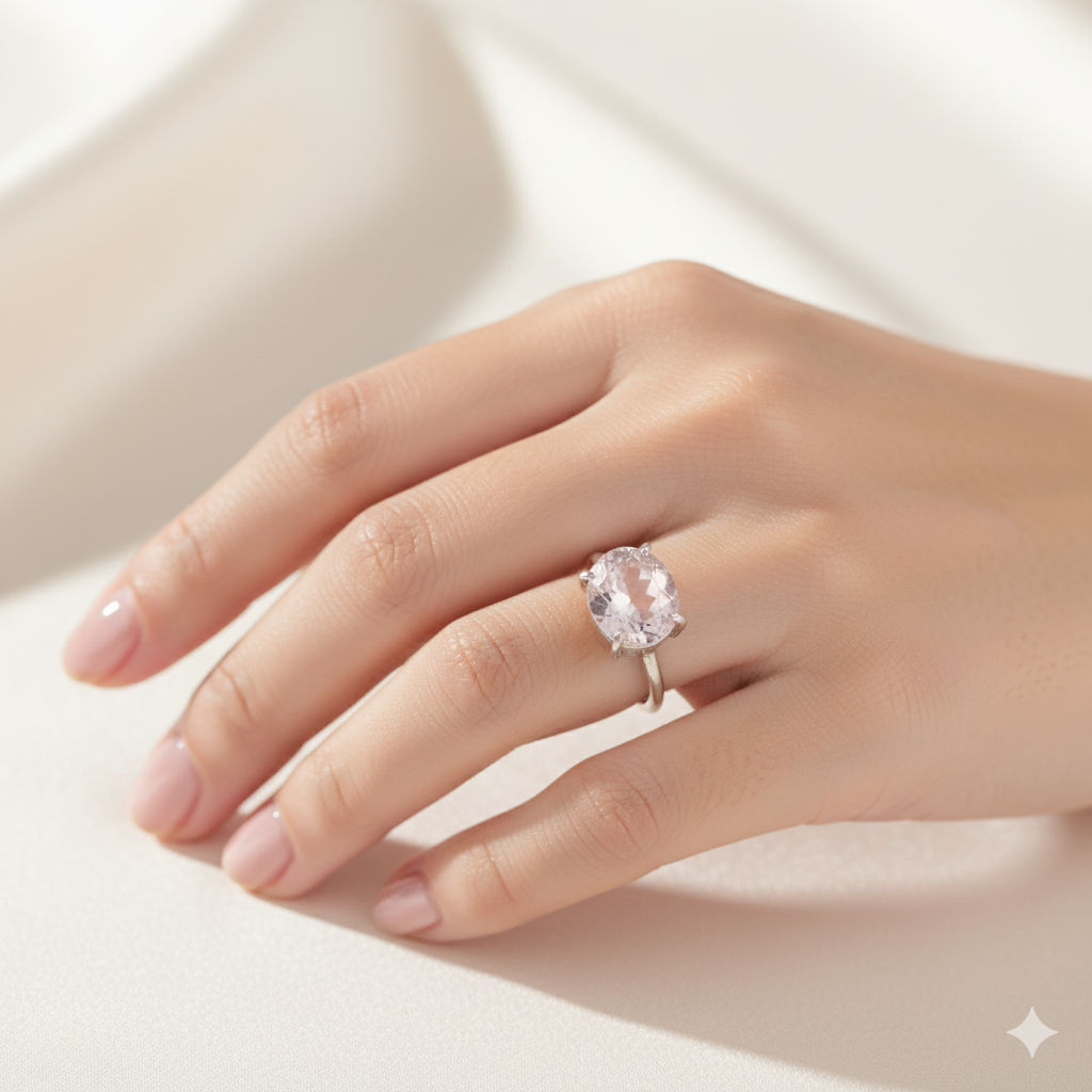 Love Attraction - Rose Quartz Ring