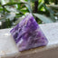 MantraMani® Amethyst Crystal Pyramid – Natural Healing Crystal Pyramid for Calm, Meditation