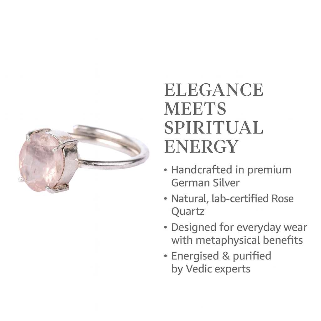 Love Attraction - Rose Quartz Ring