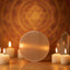MantraMani® SELENITE (Chandramani) – Plate | Cleansing, Charging other crystals,