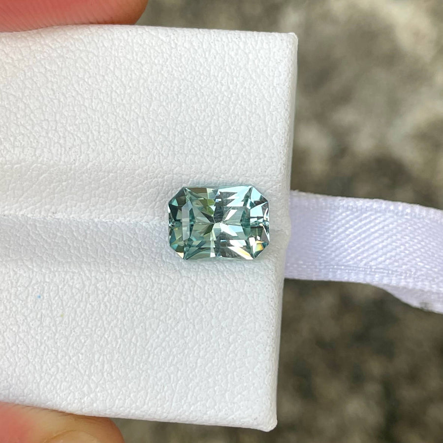 MantraMani® 1.77 Carat Aquamarine Precision Cut Natural Loose Gemstone