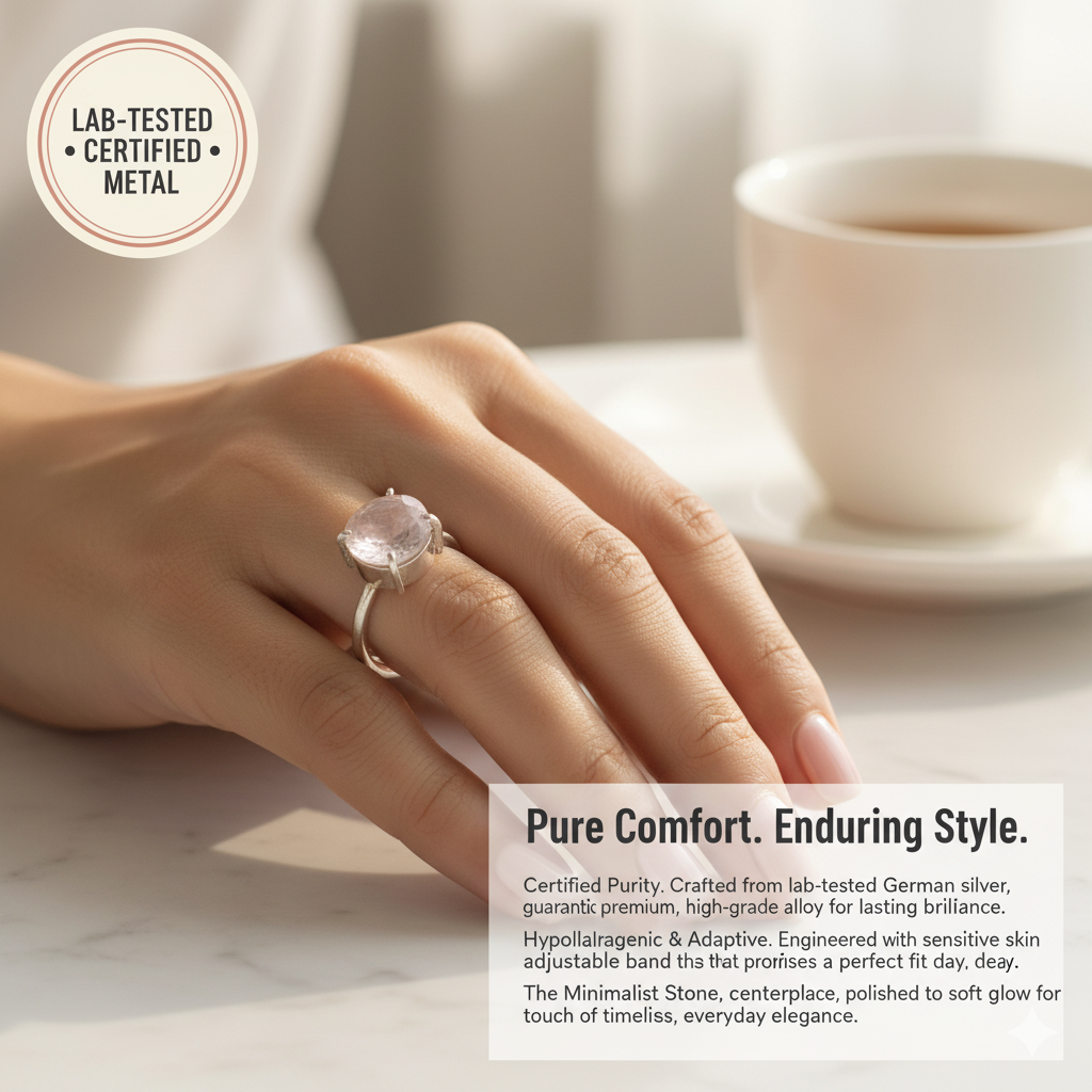 Love Attraction - Rose Quartz Ring