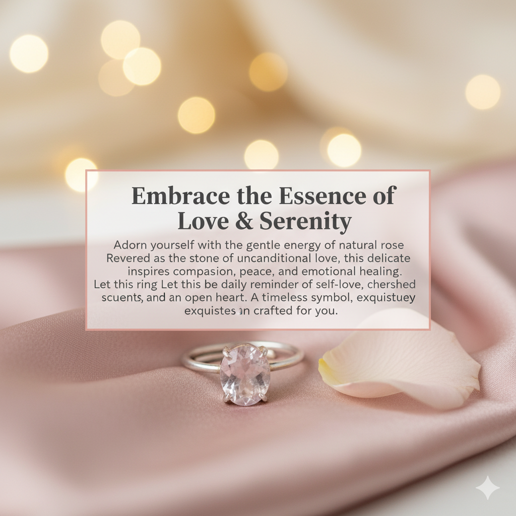 Love Attraction - Rose Quartz Ring