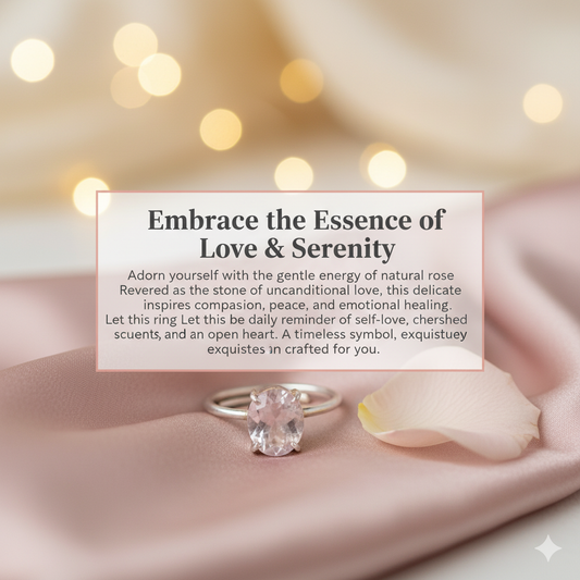 Love Attraction - Rose Quartz Ring