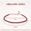 MantraMani® SELENITE & GARNET (Chandramani / Tamra Mani / Rakta Mani) – Anklet &