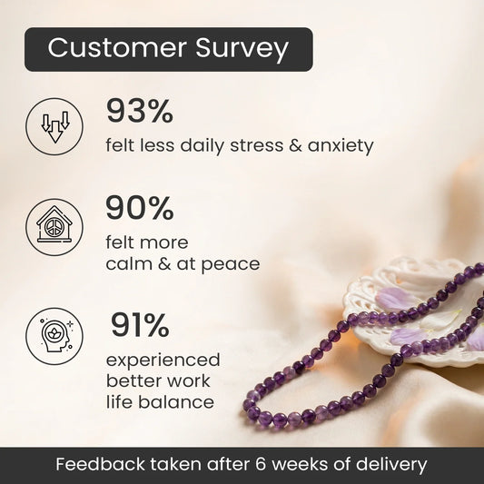 MantraMani® Amethyst Mala - 8mm || 108 Beads