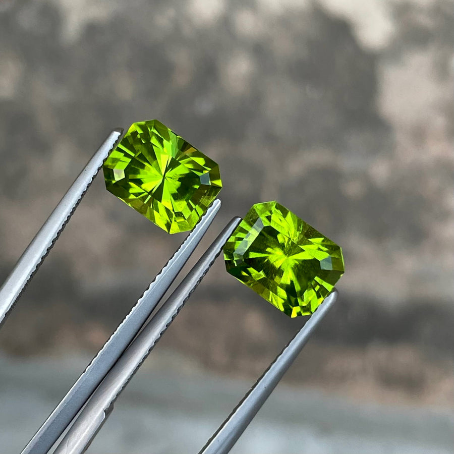 MantraMani® 6.75 Carat Green Peridot Natural Loose Gemstone