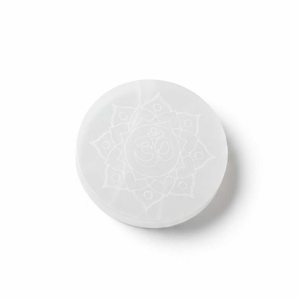 MantraMani® SELENITE (Chandramani) – Decor & Plate | Cleansing, Charging other c