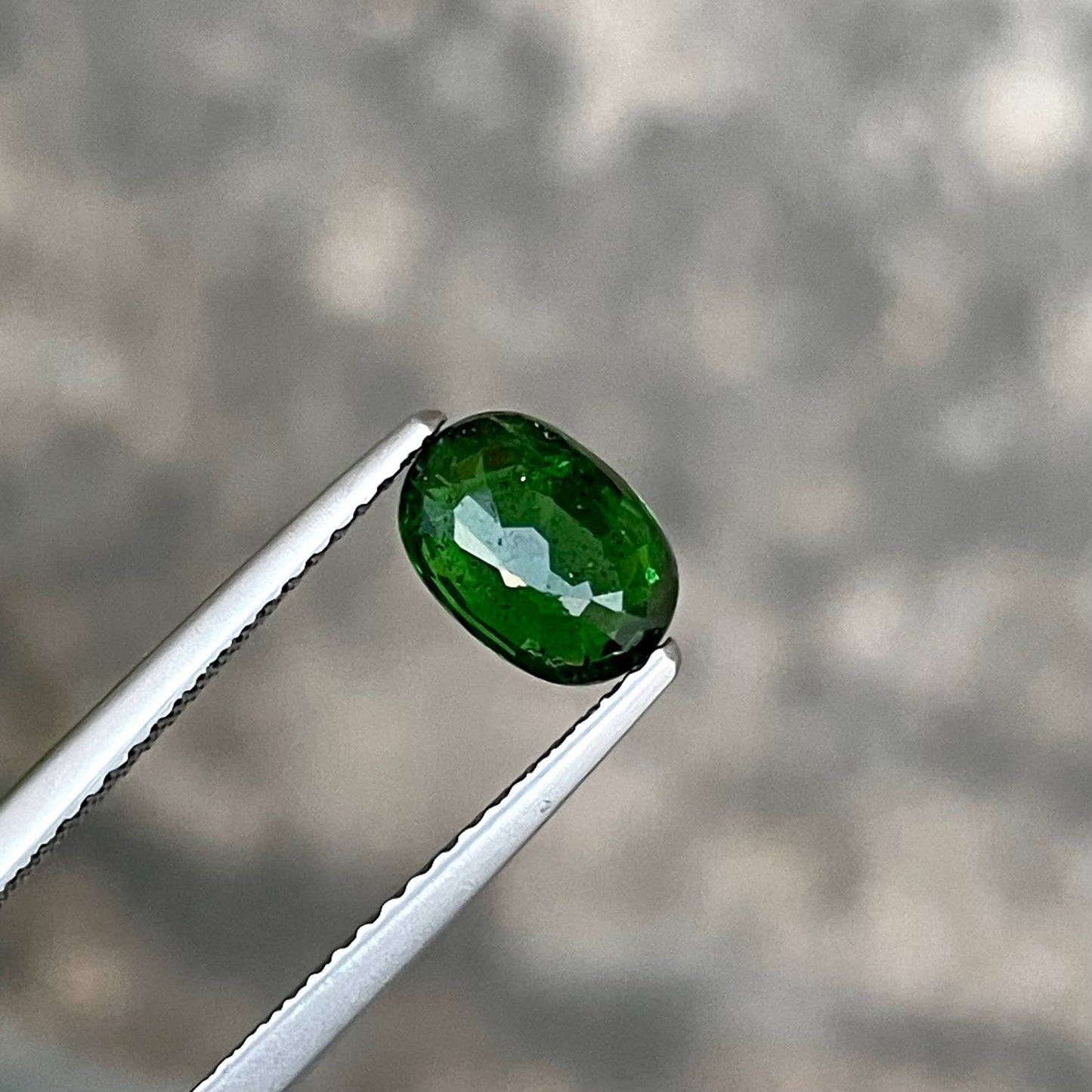 MantraMani Garnet Loose Gemstone – Authentic, Lab Certified | India - Angle 5