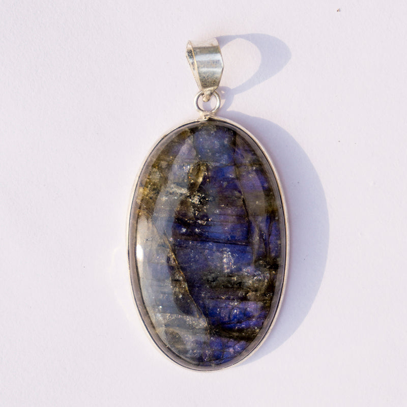 MantraMani® Labradorite Crystal Fancy Pendant