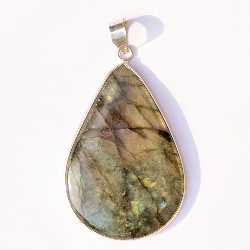 MantraMani® Labradorite Crystal Fancy Pendant