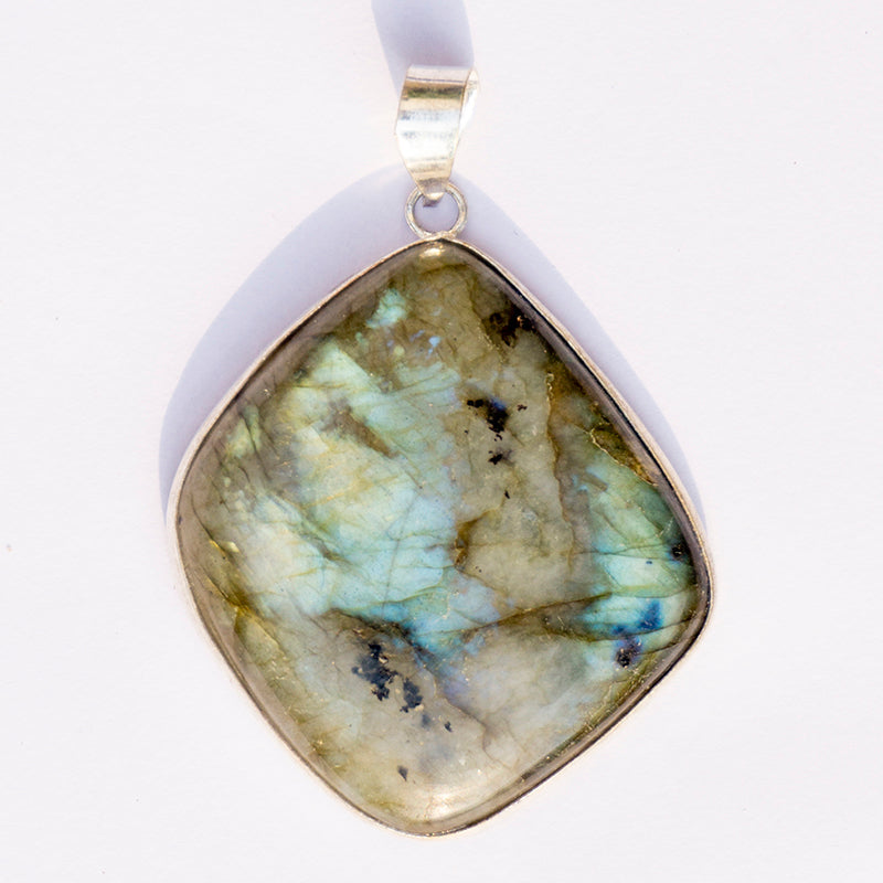 MantraMani® Labradorite Crystal Fancy Pendant