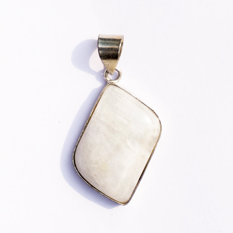 MantraMani® Moonstone Crystal Pendant