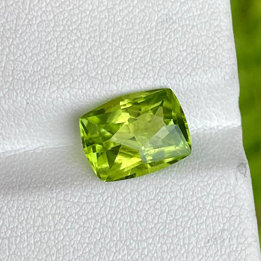 MantraMani® 3.53 Carat Peridot Precision Cut Natural Loose Gemstone