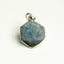 MantraMani® Blue Sapphire Crystal Silver Pendant