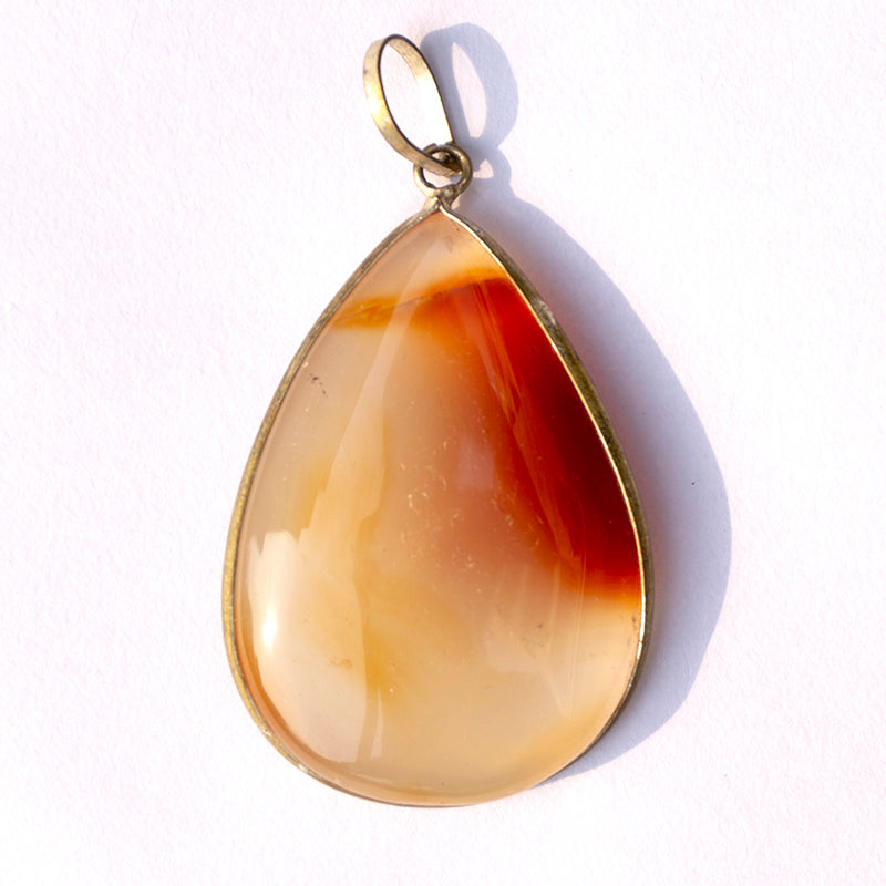 MantraMani® Carnelian Crystal Pendant