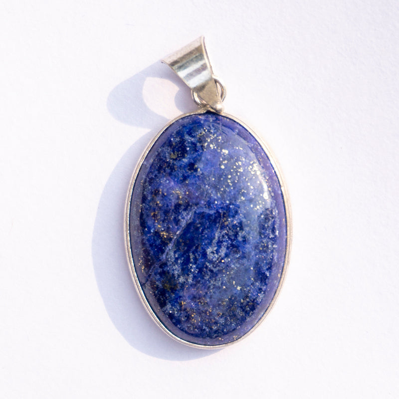MantraMani Lapis Lazuli Crystal Fancy Pendant