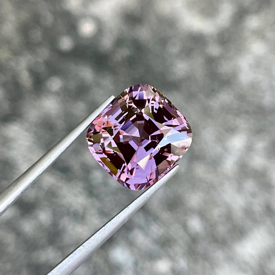 MantraMani® Purplish Pink Spinel Cushion Cut Natural Loose Gemstone